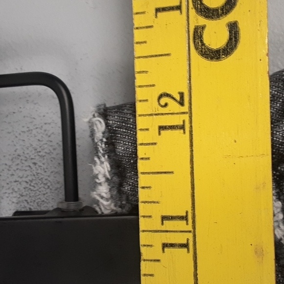 Zara High Waist Distressed Black Mom Jeans - Picture 5 of 9